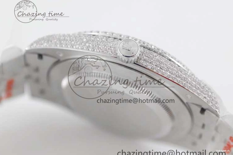 Jubilee Diamonds Datejust TWF 41 Arabic Full on A2824 Dial Edition SS Markers Best Bracelet 1:1 0214